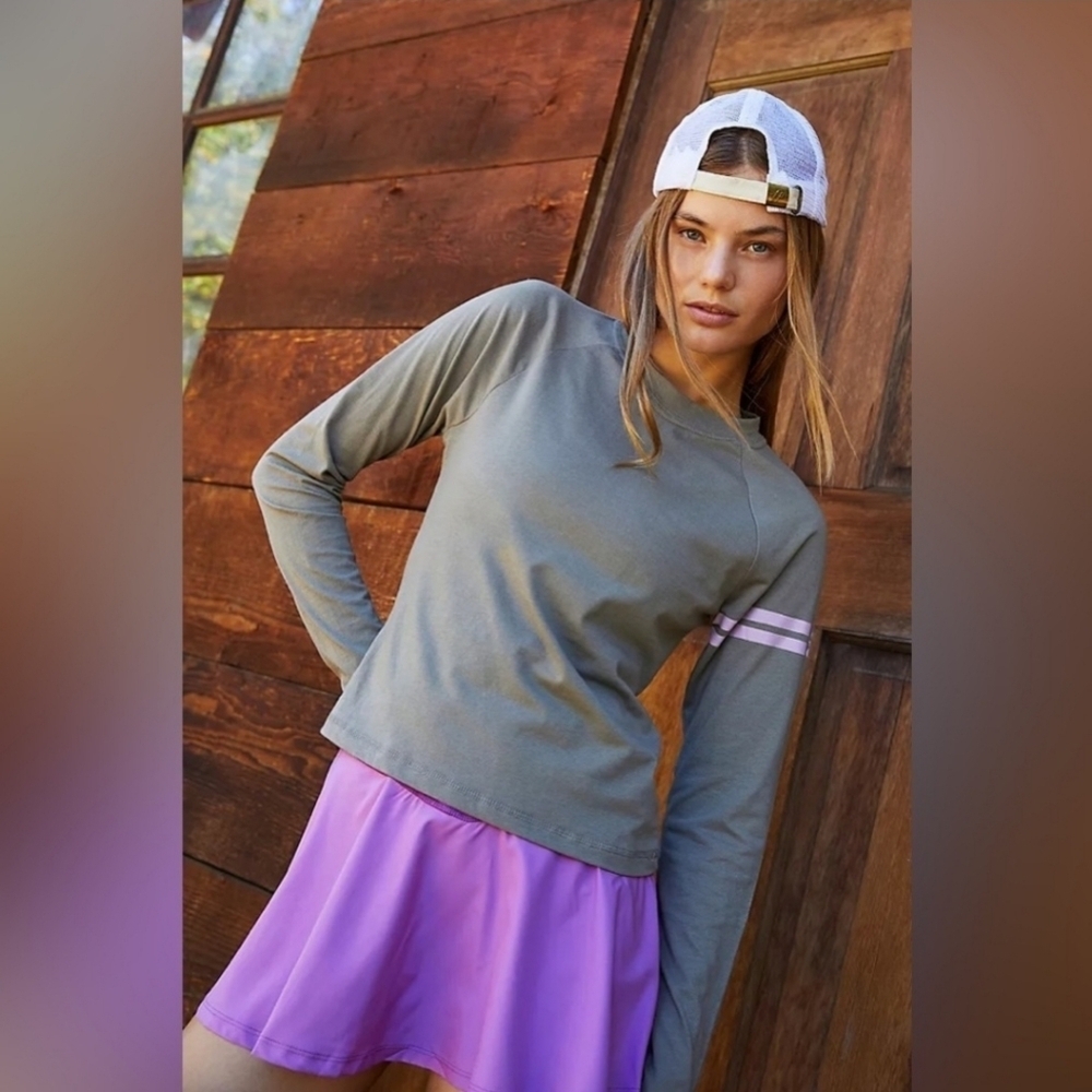 Free People Movement Called It Layered Long Sleeve Top